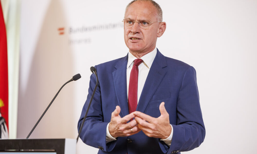Ministar unutrašnjih poslova Austrije Gerhard Karner