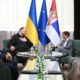 Predsednica Skupštine Srbije Ana Brbanić i predsednik ukrajinske Vrhovne Rade Ruslan Stefančuk