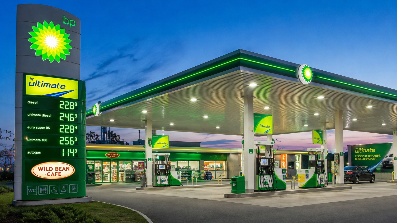 BP benzinska pumpa