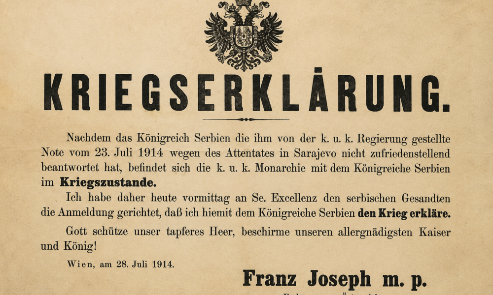 Austro-ugarska objava rata Srbiji