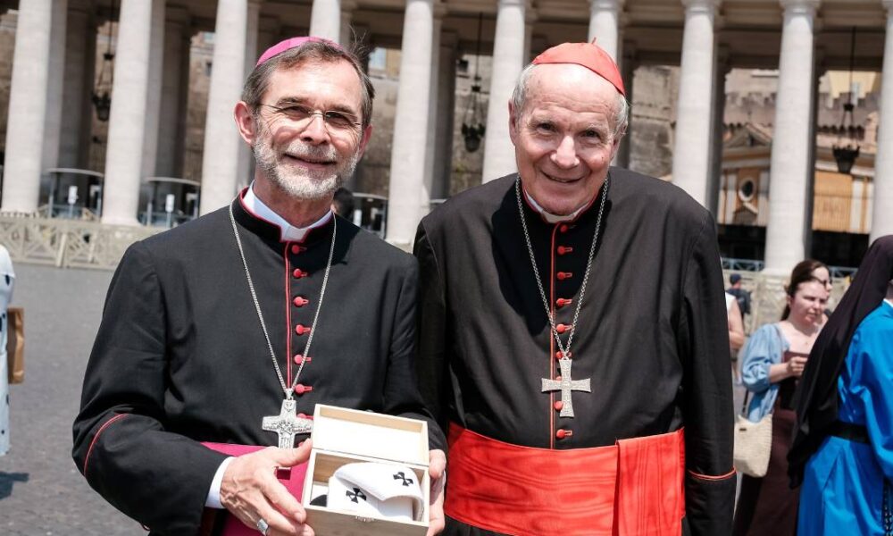 Bečki nadbiskup Josef Grunwidl i kardinal Christoph Schonborn