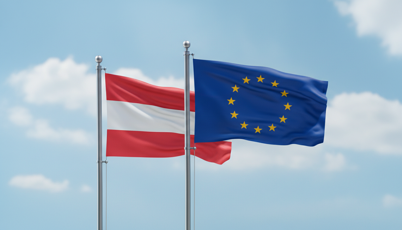 Zastave EU i Austrije