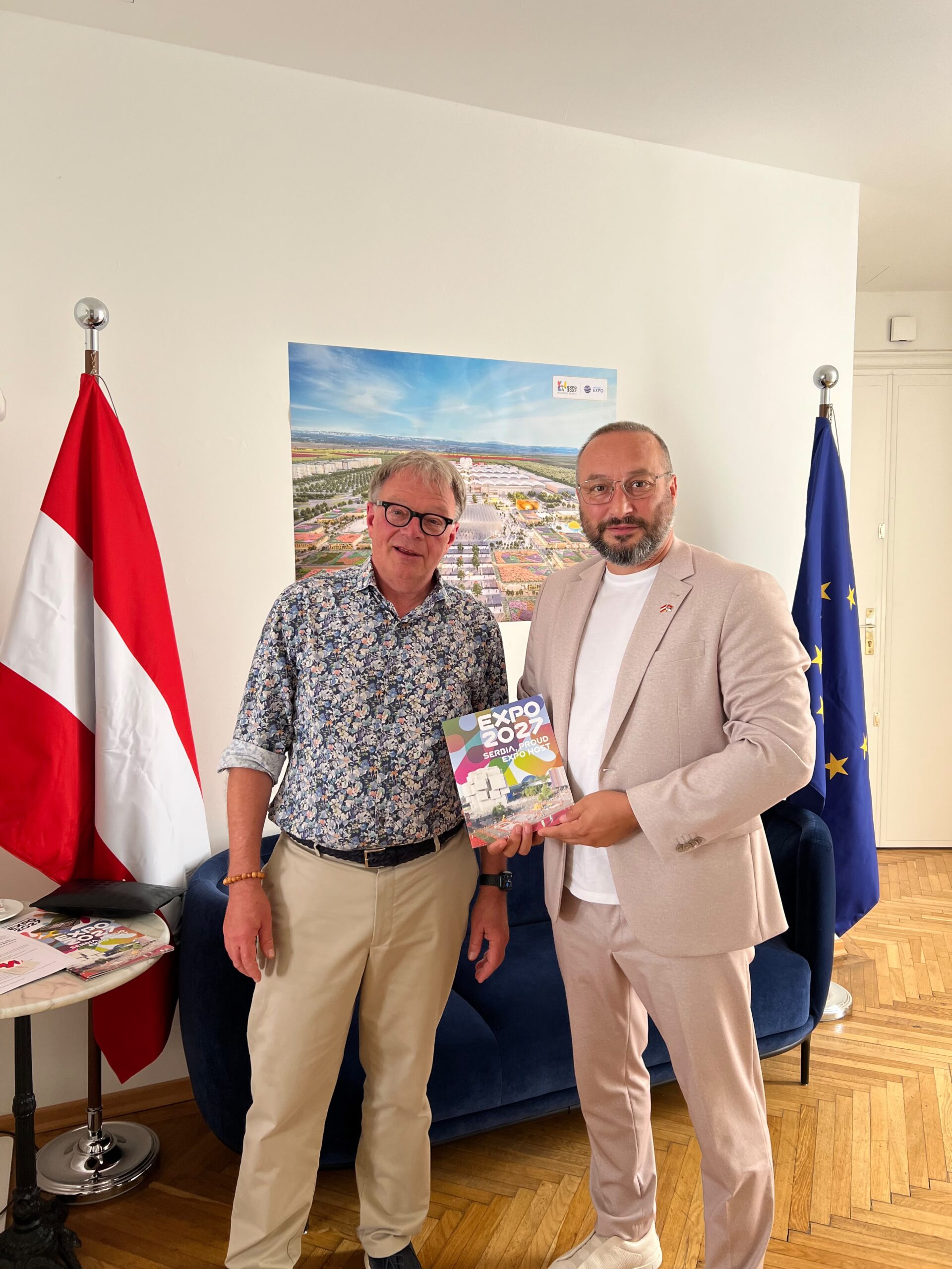 Igor Miketić i šef EXPO Austria