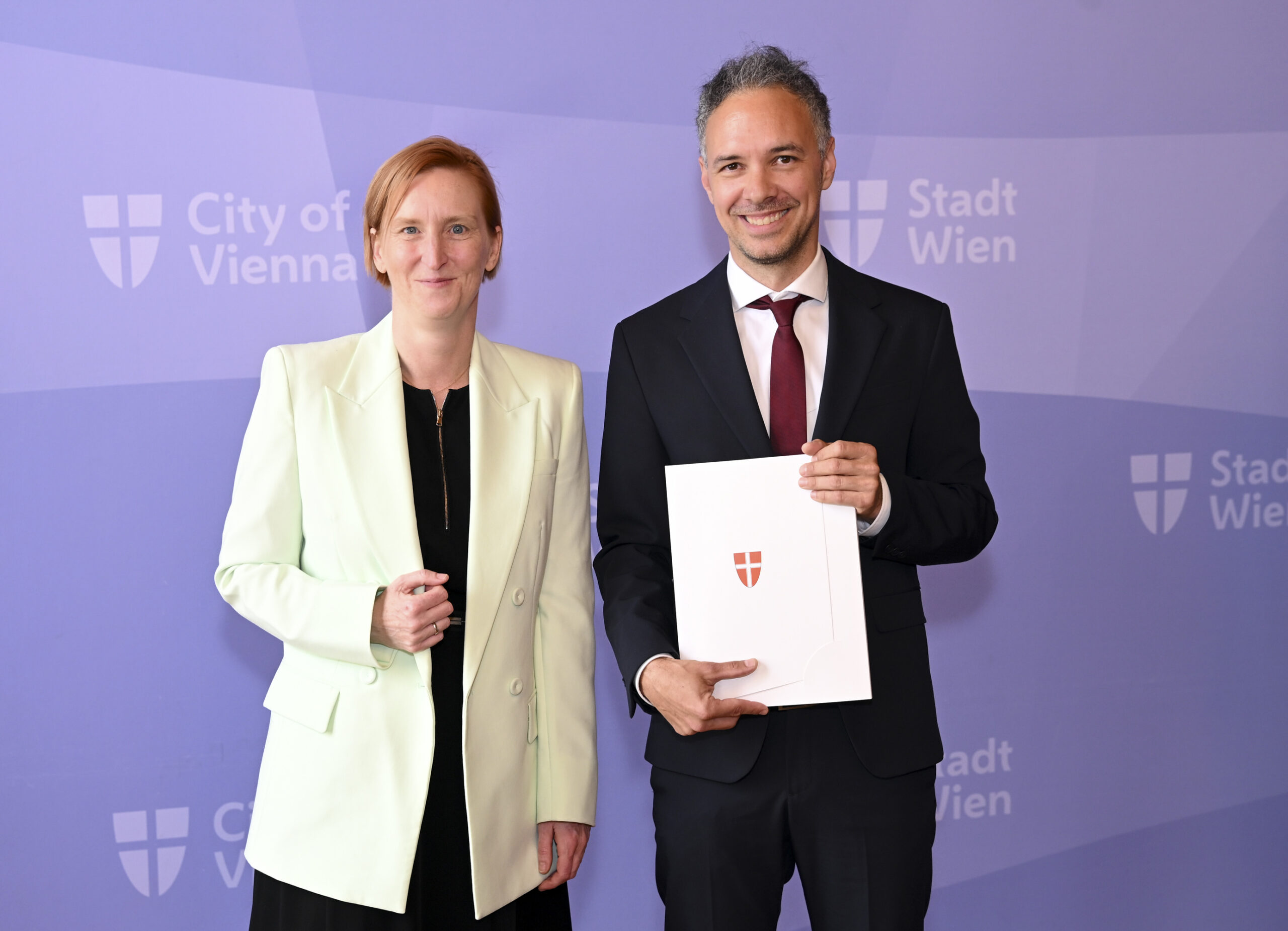Elke Hanel-Torsch i šef građevinske inspekcije (MA 37) Ilja Messner