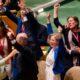 Slavlje austrijske delegacije na izboru novih nestalnih članica SB UN