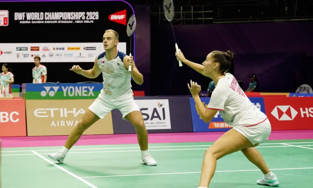 Reprezentativci Srbije u badmintonu Mihajlo Tomić i Anđela Vitman