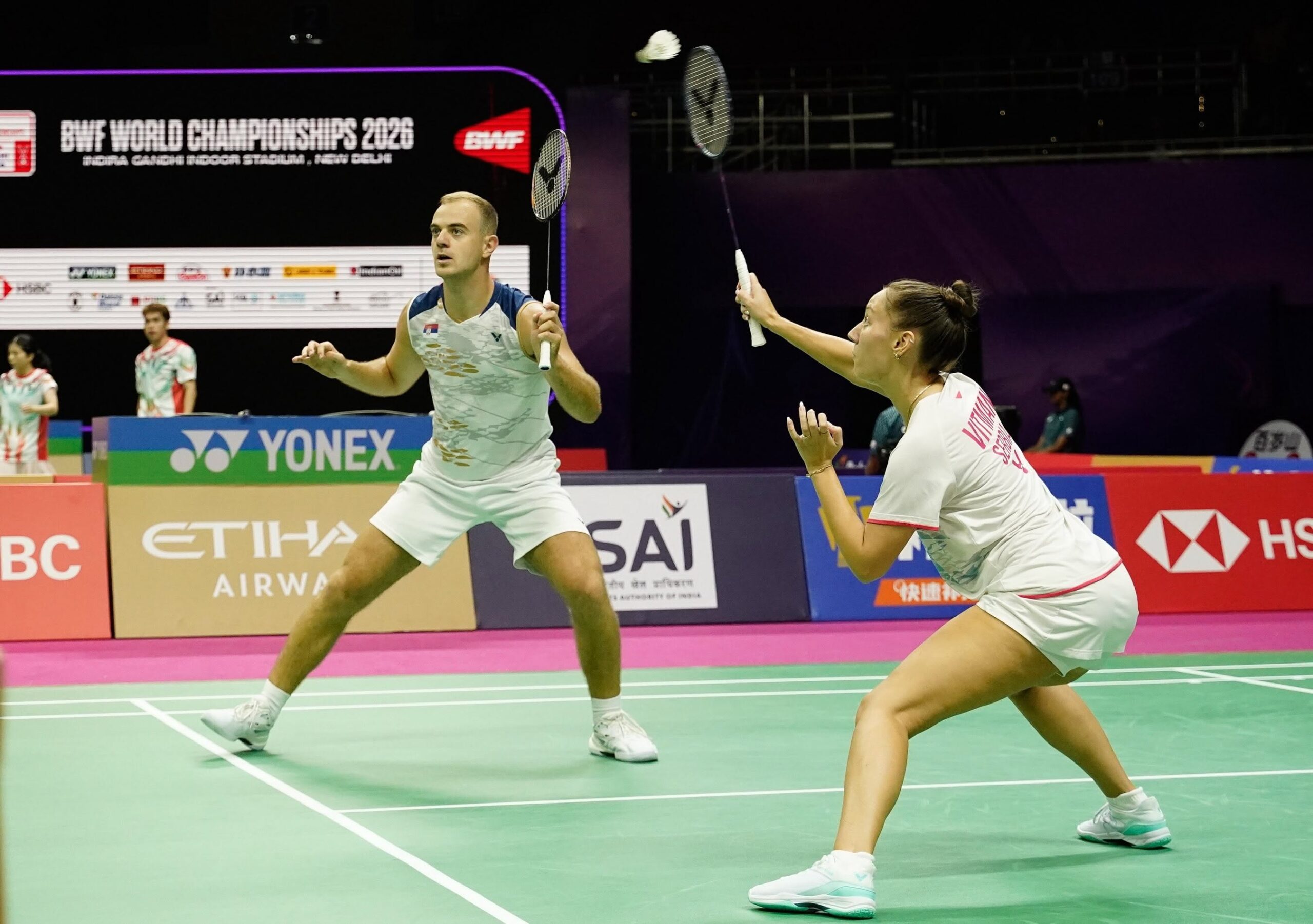 Reprezentativci Srbije u badmintonu Mihajlo Tomić i Anđela Vitman