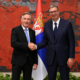 Ambasador Austrije u Srbiji Enno Drofenik i pedsednik Srbije Aleksandar Vučić