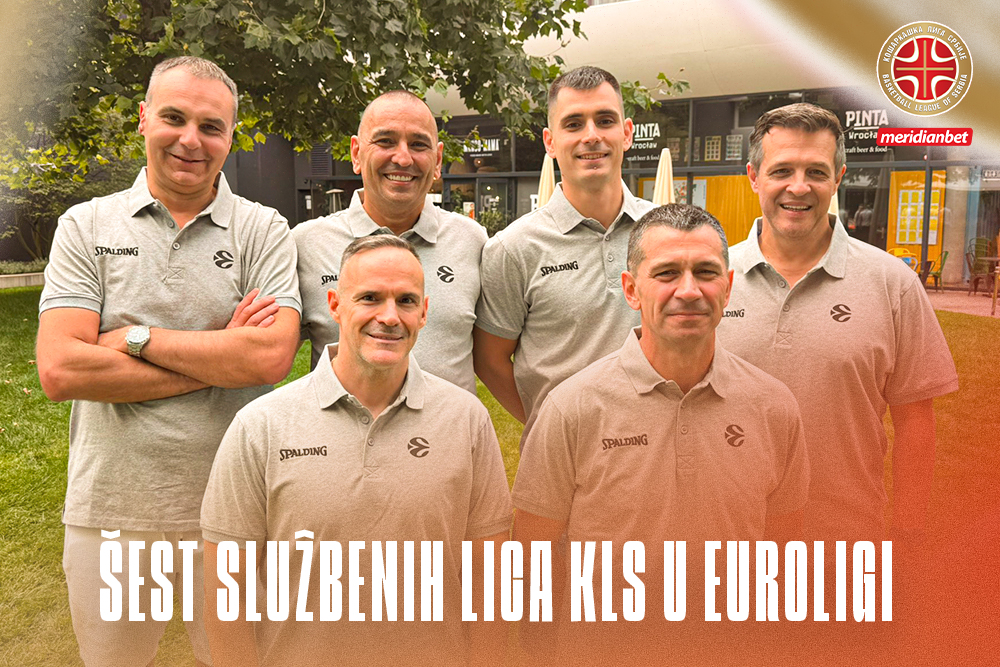 Sudije iz Srbije na listi Evrolige