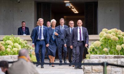 Šefica ECB Christine Lagarde i članovi Upravnog saveta ECB