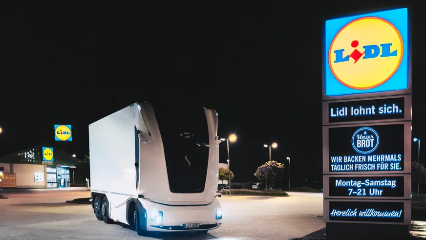 Lidl kamion bez vozača