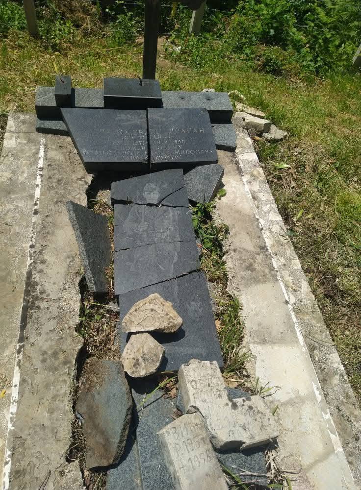 Vandalizam na srpskom groblju u FBiH