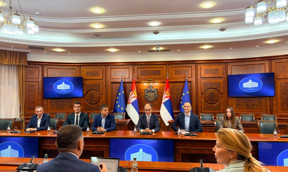 Premijer Đuro Macut na sastanku Organizacionog odbora za EP U21