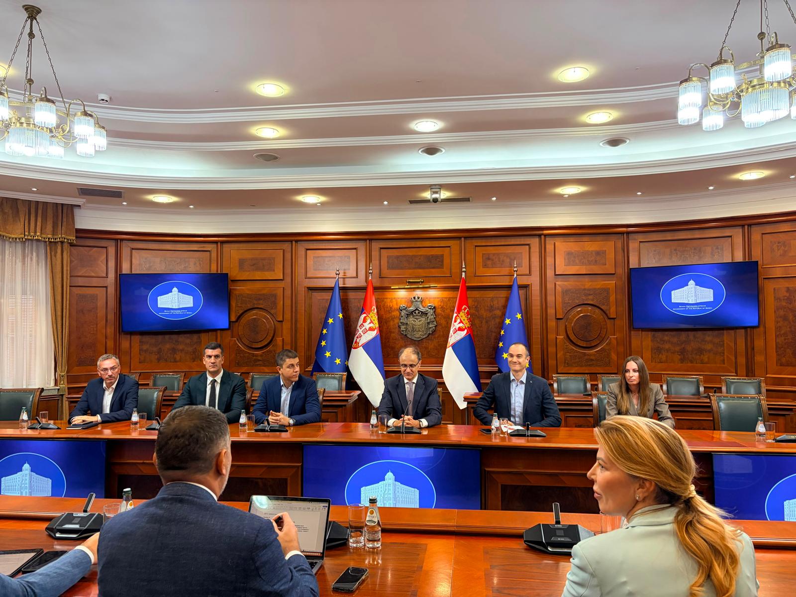 Premijer Đuro Macut na sastanku Organizacionog odbora za EP U21