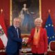 Alexander van der Bellen i Christine Lagarde