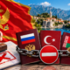 Crna Gora uvodi vize za Rusiju, Belorusiju i Tursku