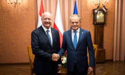 Christian Stocker i Donald Tusk