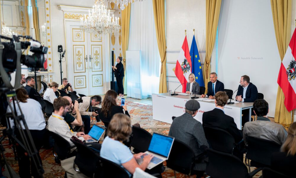 Konferencija za medije nakon sednice Vlade Austrije