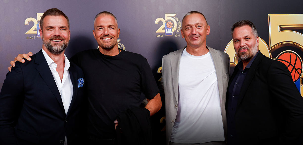 Uprava BC Vienna na proslavi 25. godina ABA Lige
