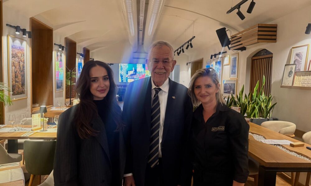 Alexander van der Bellen u restoranu "Beograd"