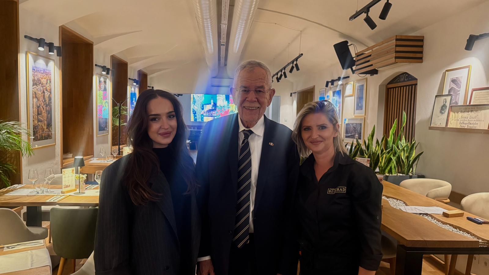 Alexander van der Bellen u restoranu "Beograd"