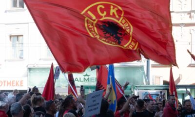 Protest Albanaca u Gracu