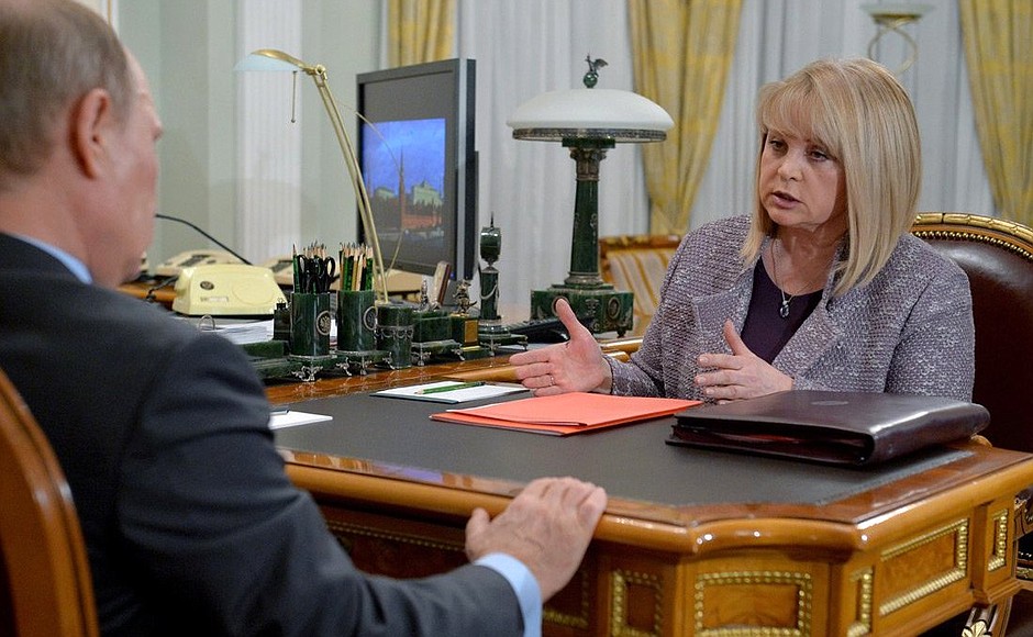 Predsednica CIK-a Rusije Ella Pamfilova
