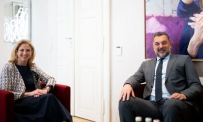 Ministarka spoljnih poslova Austrije Beate Meinl-Reisinger i ministar spoljnih poslova BiH Elmedin Konaković