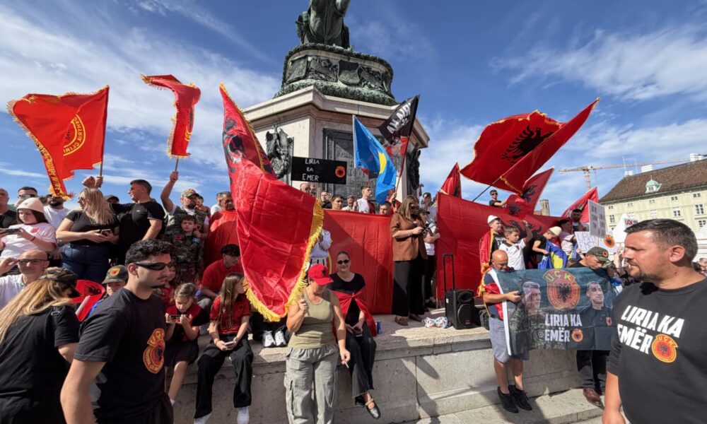 Protest u Beču OVK
