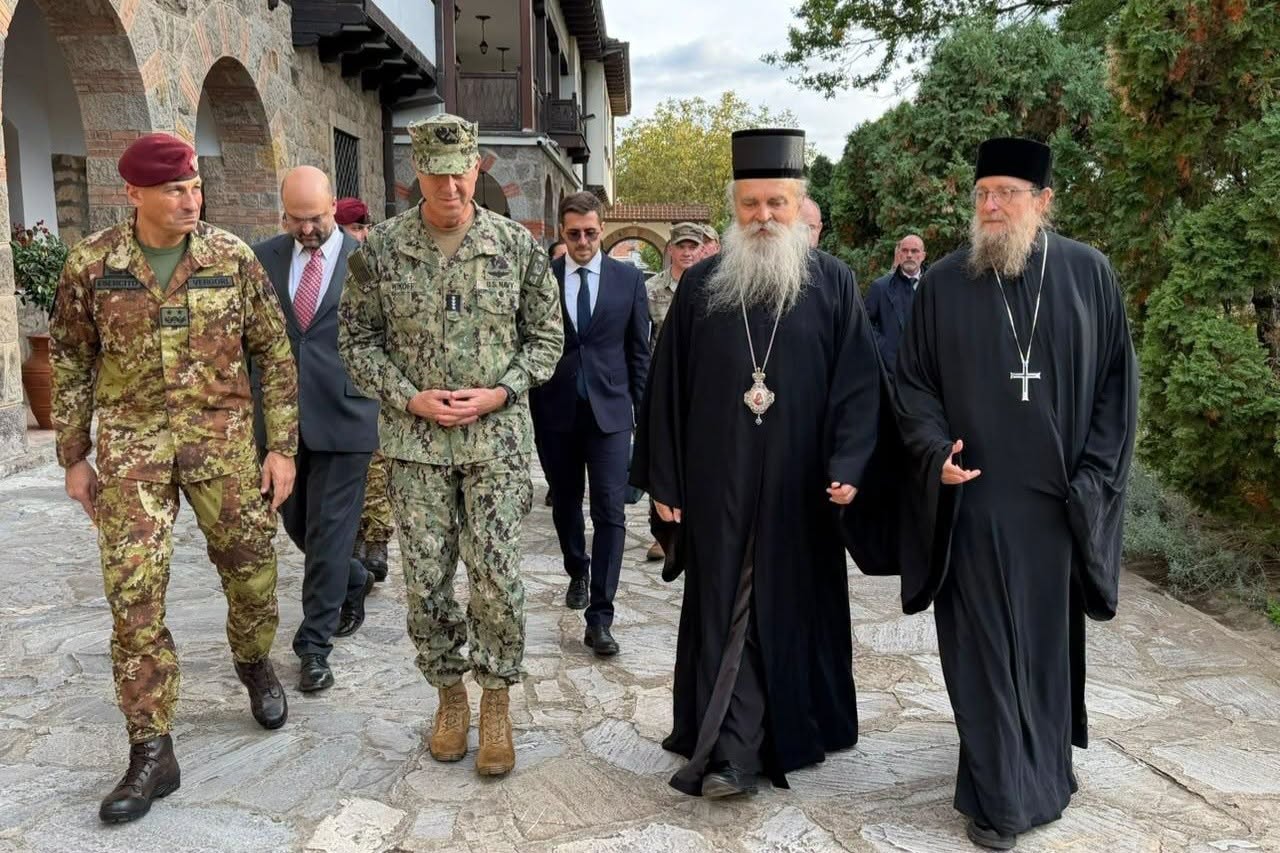 Roberto VErgori u manastiru Gračanica