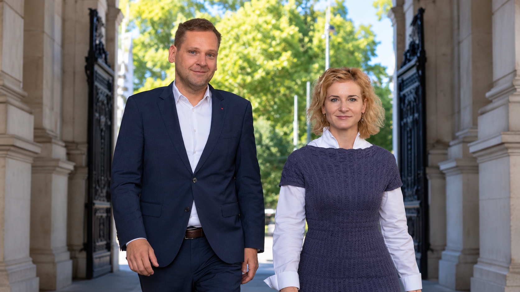 Eva-Maria Holzleitner i Philip Kucher