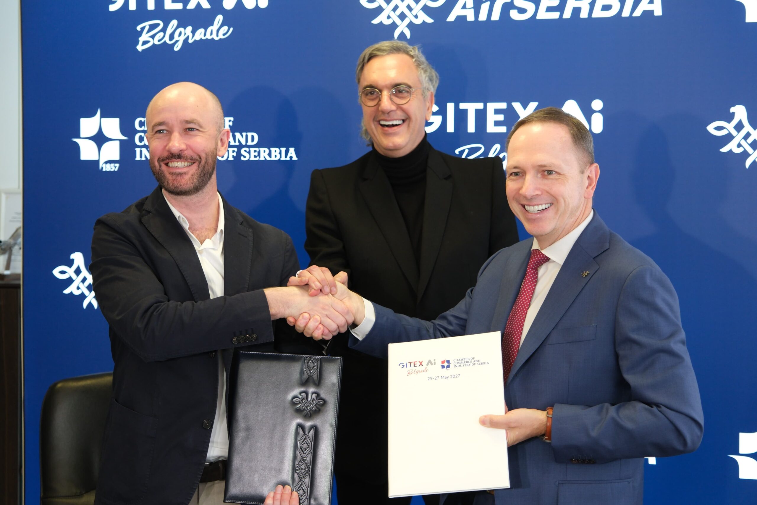 Potpisivanje sporazuma o partnerstvu Gitex AI i Air Serbia